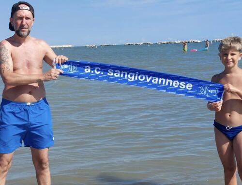 PORTA L’AZZURRO CON TE – Cristiano col figlio ci salutano da Igea Marina